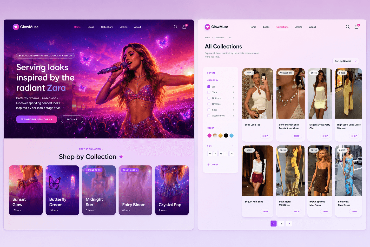 GlowMuse project preview